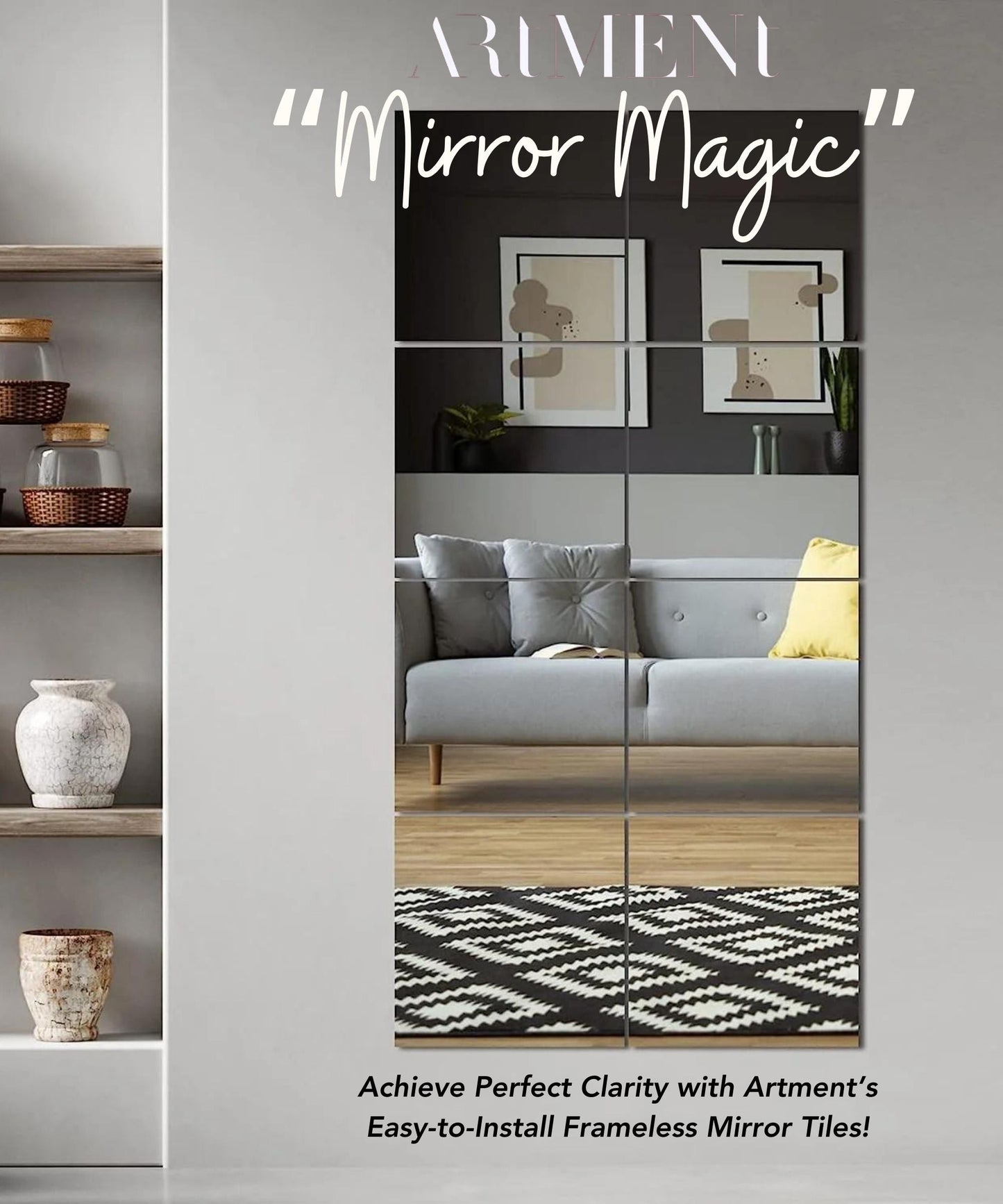 Reflect Full Length Mirror Tiles