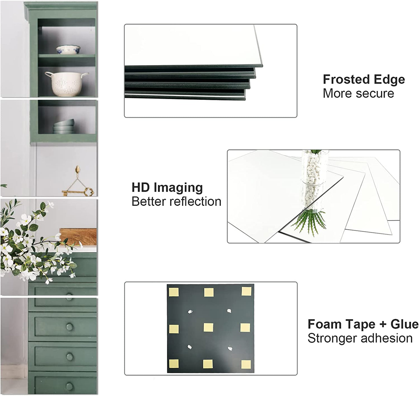 Reflect Full Length Mirror Tiles