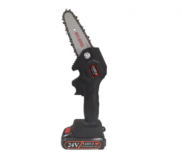 Mini Electric Saw With 2x Accumulators + 1x Chain + 1x Blade, 6 Inch