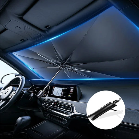 Car Windshield Sun Shade Umbrella -(Heat Insulation Protection) for Auto Windshield Covers Most Cars