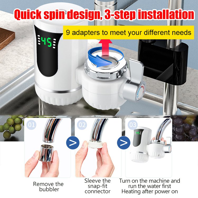 Mixers Heater Electronic Faucet And Instant hot Electric Water Taps