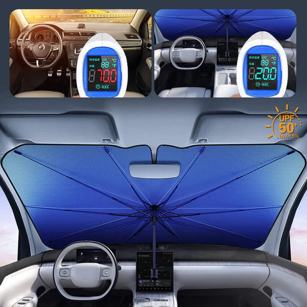 Car Windshield Sun Shade Umbrella -(Heat Insulation Protection) for Auto Windshield Covers Most Cars