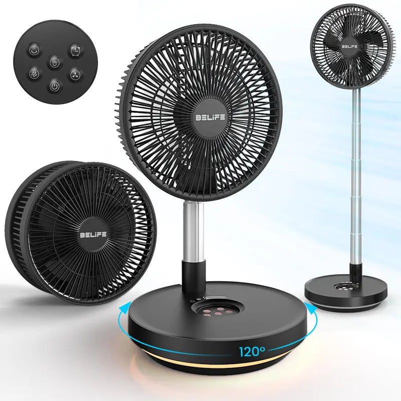 Rechargeable High Speed Table Adjustable Fan