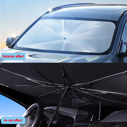 Car Windshield Sun Shade Umbrella -(Heat Insulation Protection) for Auto Windshield Covers Most Cars