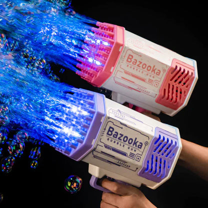 Bazooka Launches bubbles 69 holes