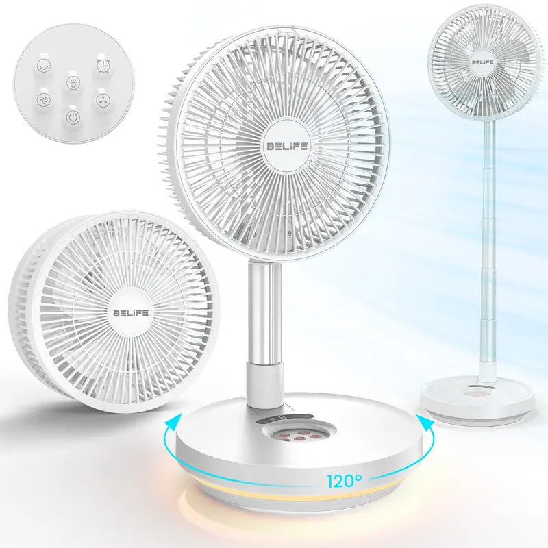 Rechargeable High Speed Table Adjustable Fan