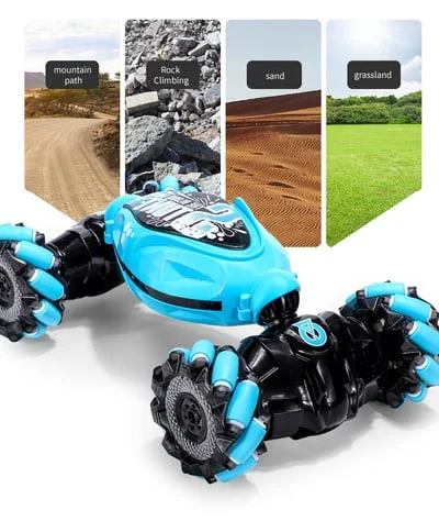 All Terrains Monster Trucks for Boys Gesture RC Stunt Car 360° Flips for Age 4-12