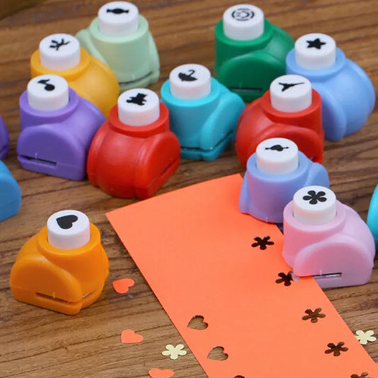 Mini Scrapbook Punches Handmade Cutter Card Craft Calico Printing DIY Flower Paper Craft Punch Hole Puncher Shape