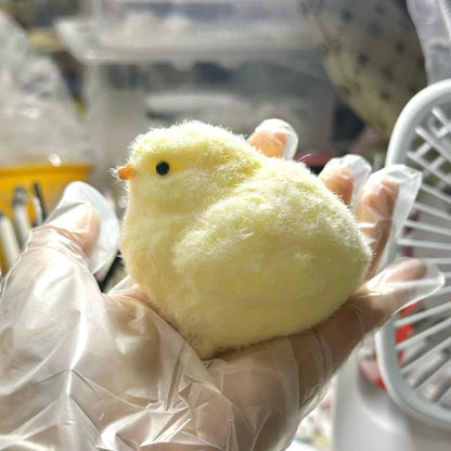 Flocked little chick