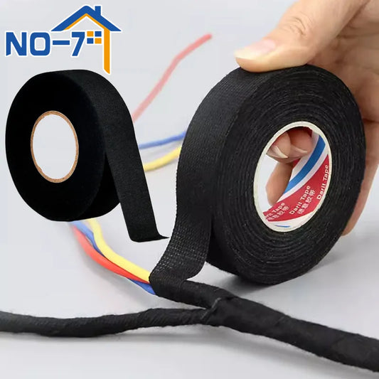 Electrical Tape Heat Resistant Harness Tape Insulation Automotive Fabric Cloth Tape Waterproof Noise Resistance Adhesives Tape