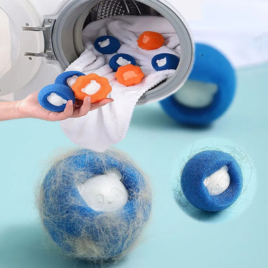 1-5pcs Pet Hair Remover Reusable Ball Laundry Washing Machine Filter Wool Sticker Cat Hair Remover Pet Fur Lint Catcher Home