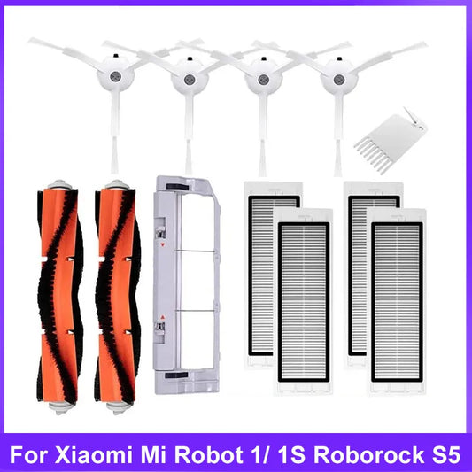 Main Side Brush For Xiaomi Mi Robot 1/ 1S SDJQR01RR SDJQR02RR SDJQR03RR Roboeock E3, S4, S4 Max, S5 Vacuum Cleaner  Accessorie