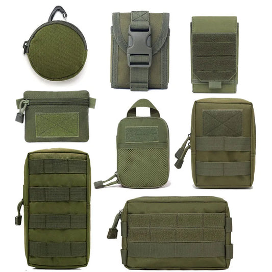 Tactical Bags Molle Pouches Military Gear Waist Bag Men Phone Pouch Camping Hunting Accessories Belt Fanny Pack Army EDC Pack