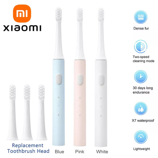 XIAOMI Mijia T100 Sonic Electric Toothbrush Mi Smart Tooth Brush Colorful USB Rechargeable IPX7 Waterproof For Toothbrushes head