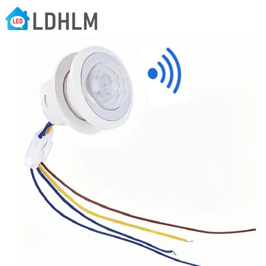 LDHLM Light Switch PIR Sensor Detector Smart Switch LED 110V 220V PIR Infrared Motion Sensor Switch Auto On Off With adjustment