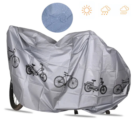 Bicycle Cover Bike Rain Cover PEVA 100x200cm Dust Cover Sun Protection Sunshade MTB Mountain Bike Motorcycle All Seasons