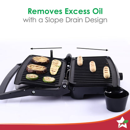 Electric Contact Grill & Sandwich Maker