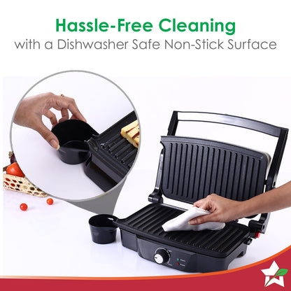 Electric Contact Grill & Sandwich Maker