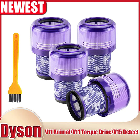 HEPA Filter Replacement Parts For Dyson V11 Torque Drive V11 Animal V15 Detect SV14 Cordless Vacuum Compare to Part 970013-02
