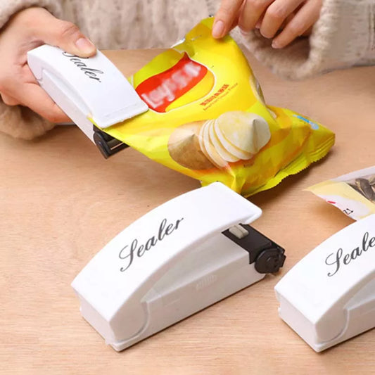 Plastic Heat Bag Sealer Food Packaging Sealing Machine Portable Snack Bag Sealing Clip Kitchen Storage Accessories Home Gadgets