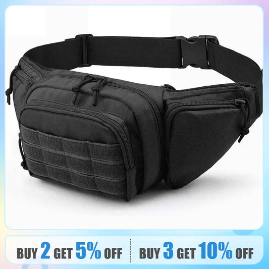 Tactical Waist Pack Nylon Bodypack Hiking Phone Pouch Outdoor Sports Army Military Hunting Climbing Camping Belt Cs Airsoft Bags