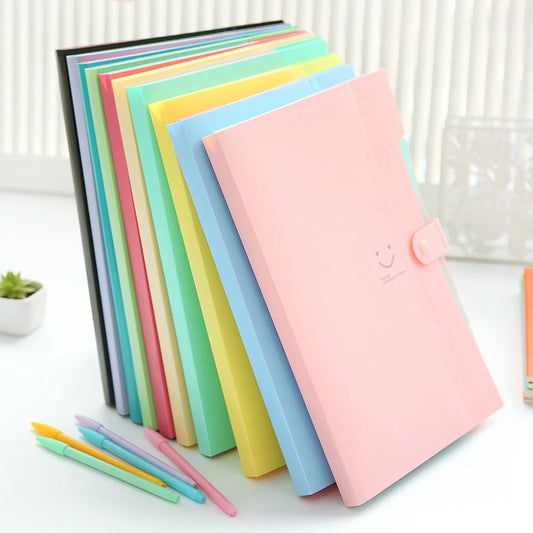 Waterproof A4 File Bag Organizer Data Book Document Large Capacity Pouch Bill Folder Holder Office Stationery Ten Colors