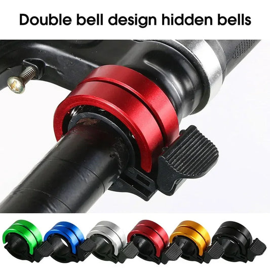 Bicycle Bell Aluminium Alloy MTB Bike Horn Bike Ring Sound Alarm for Safety Cycling Handlebar Bicycle Call New Bike Accessories