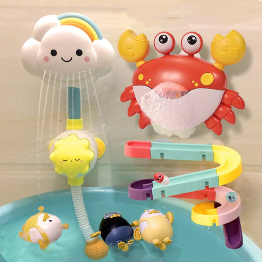 Baby Bath Toys, Bathing Cute Swimming Water Spraying Clouds Flowers Shower Bath Toy For Kids swimming pool Water Playing Toy