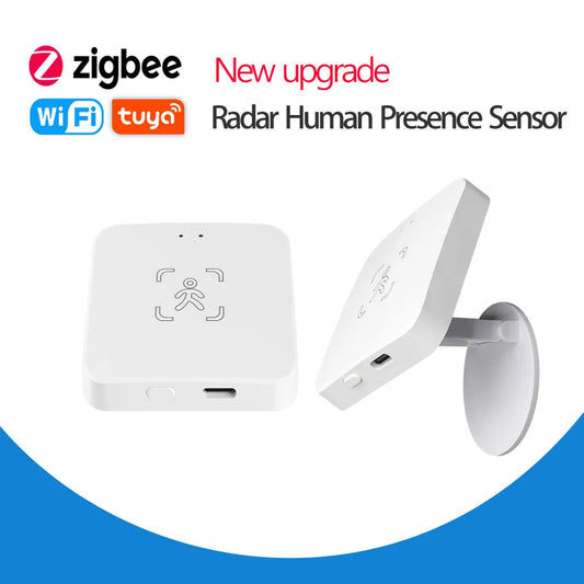 WiFi / Zigbee Smart Human Presence Sensor,Luminance/Distance Detection, Tuya Smart Life Home Automation,For Z2M Alexa, Google