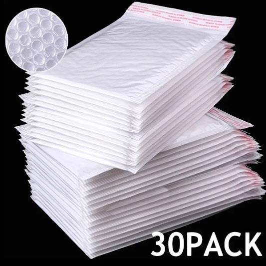 Universal Shipping Bags White Foam Envelope Self Seal Mailing Waterproof Bag Padded Envelopes for Magazine Lined Bubble Mailer
