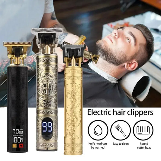T9 Professional Hair Cutting Machine Wireless Electric Hair Trimmer Digital Display Hair Clipper Men Beard Shaver Barber For Men