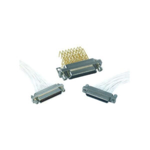 9Pin Micro Rectangular Connector | 1.27mm Pitch Aluminum Alloy Crimp Plug